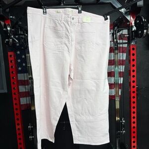 Universal Thread Pale Pink Cropped Jeans